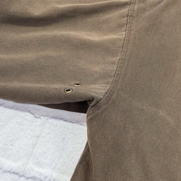 Vintage Ashton Cove Men's Barn Chore Utility Jacket Coat M Brown Plaid Lined - Picture 14 of 16